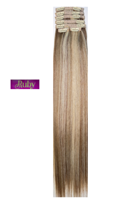 Extension Sintetica Ruby Lacia Clip In 22" - MORADO