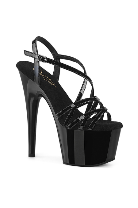 Zapatilla Pleaser Adore Tiras Negras