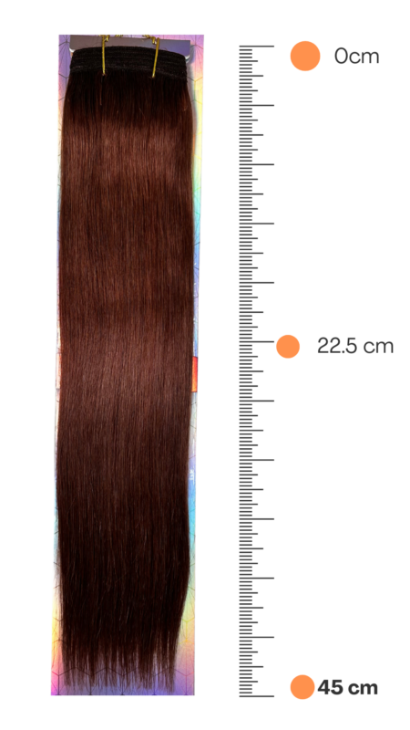 Extensión de Cabello Natural Diamond 18″ Tonos Cobrizos - Imagen 2