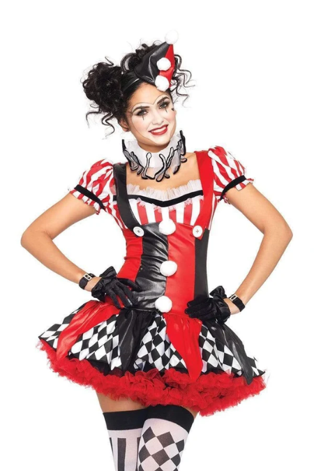 Disfraz Sexy de Harlequin - LEG EVENUE