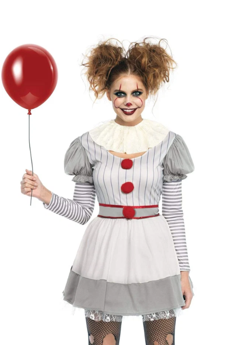 Disfraz Sexy Payaso Espeluznante IT   - Leg Avenue